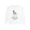 belgian-malinois-sweatshirt-mom-white Belgian Malinois Mom Sweatshirt, White, front view
