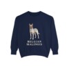 Belgian Malinois Sweatshirt, True Navy, front view