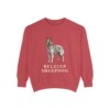 Belgian Sheepdog Sweatshirt, Crimson, front view