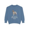 Belgian Sheepdog Dad Sweatshirt, Blue Jean, front view