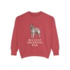 Belgian Sheepdog Dad Sweatshirt, Crimson, front view