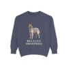 Belgian Sheepdog Sweatshirt, Denim, front view
