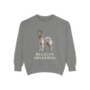 Belgian Sheepdog Sweatshirt, Grey, front view