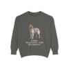 belgian-sheepdog-sweatshirt-humor-pepper Belgian Sheepdog Humor Sweatshirt, Pepper, front view