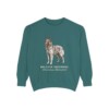 Belgian Sheepdog Latin Sweatshirt, Blue Spruce, front view