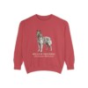 Belgian Sheepdog Latin Sweatshirt, Crimson, front view