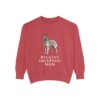 Belgian Sheepdog Mom Sweatshirt, Crimson, front view