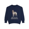 Belgian Sheepdog Sweatshirt, True Navy, front view