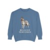 belgian-tervuren-sweatshirt-blue-jean Belgian Tervuren Sweatshirt, Blue Jean, front view