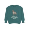 Belgian Tervuren Dad Sweatshirt, Blue Spruce, front view