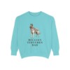 Belgian Tervuren Dad Sweatshirt, Chalky Mint, front view