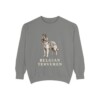 belgian-tervuren-sweatshirt-grey Belgian Tervuren Sweatshirt, Grey, front view