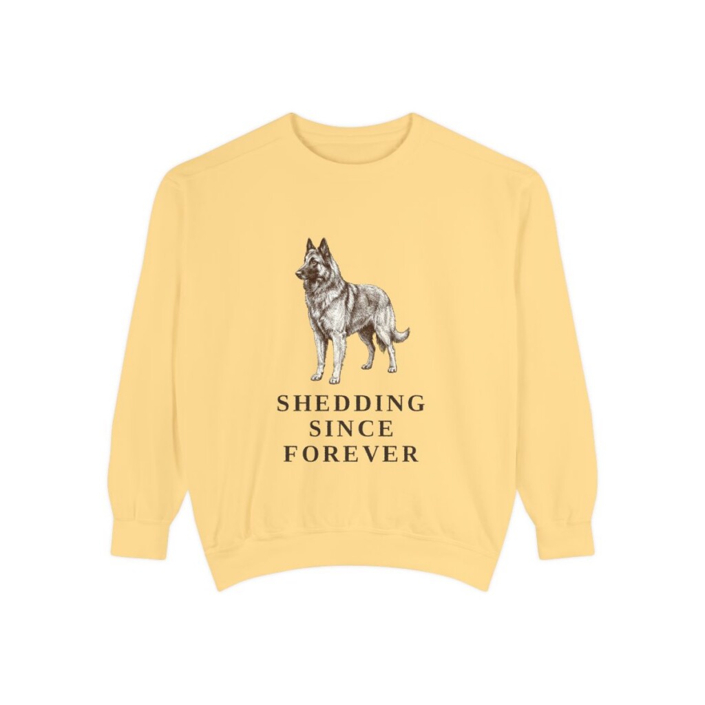 Belgian Tervuren Humor Sweatshirt, Butter, front view