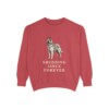 Belgian Tervuren Humor Sweatshirt, Crimson, front view