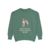 belgian-tervuren-sweatshirt-mom-light-green Belgian Tervuren Mom Sweatshirt, Light Green, front view