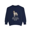 belgian-tervuren-sweatshirt-mom-true-navy Belgian Tervuren Mom Sweatshirt, True Navy, front view