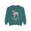 Bergamasco Sheepdog Dad Sweatshirt, Blue Spruce, front view