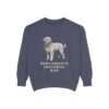Bergamasco Sheepdog Dad Sweatshirt, Denim, front view