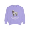 Bergamasco Sheepdog Dad Sweatshirt, Violet, front view
