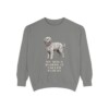 bergamasco-sheepdog-sweatshirt-humor-grey Bergamasco Sheepdog Humor Sweatshirt, Grey, front view