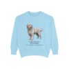 Bergamasco Sheepdog Latin Sweatshirt, Chambray, front view