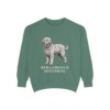 Bergamasco Sheepdog Sweatshirt, Light Green, front view
