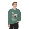 Bergamasco Sheepdog Sweatshirt, Light Green, person 1 front