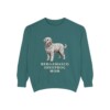 Bergamasco Sheepdog Mom Sweatshirt, Blue Spruce, front view