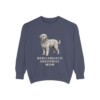 Bergamasco Sheepdog Mom Sweatshirt, Denim, front view