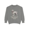 Bergamasco Sheepdog Mom Sweatshirt, Grey, front view
