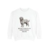 Bergamasco Sheepdog Mom Sweatshirt, White, front view