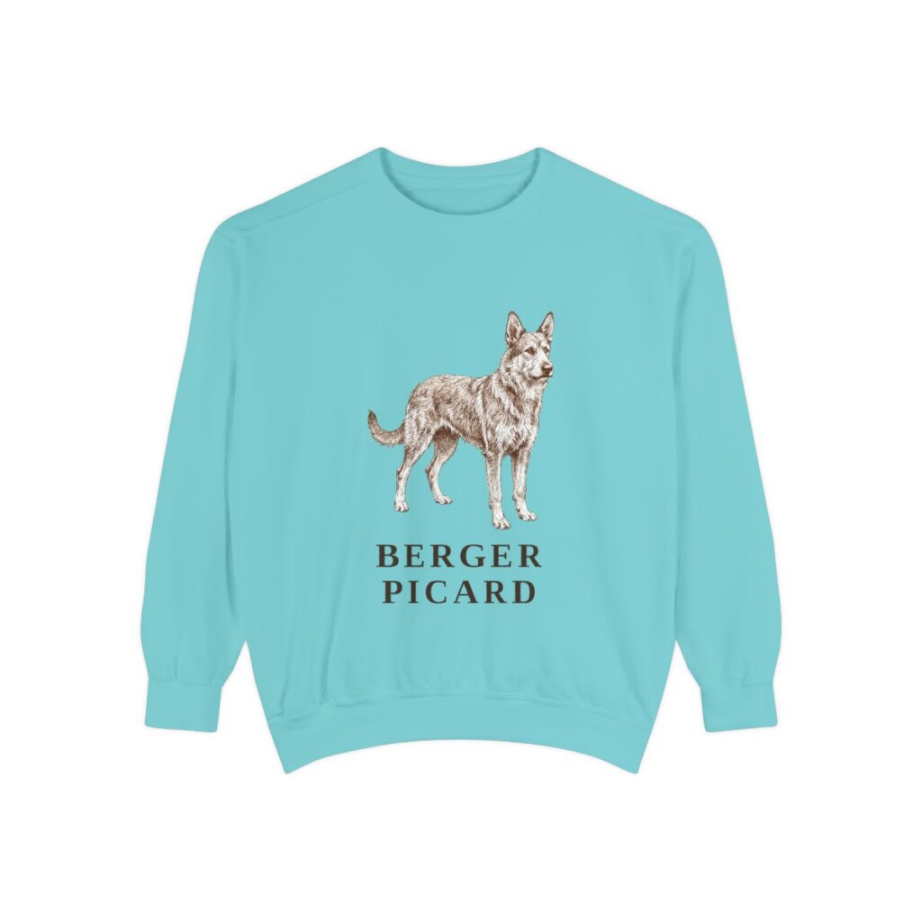 Berger Picard Sweatshirt, Chalky Mint, front view