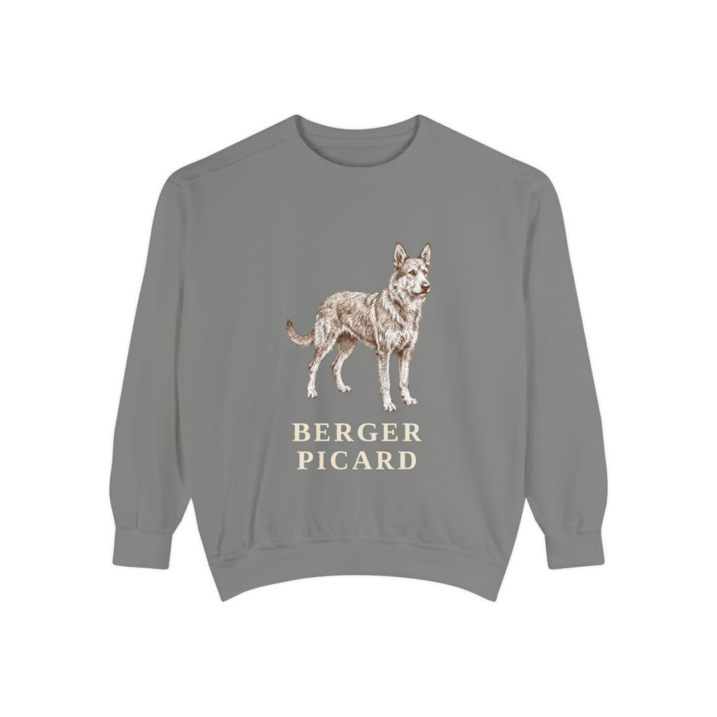 Berger Picard Sweatshirt, Grey, front view