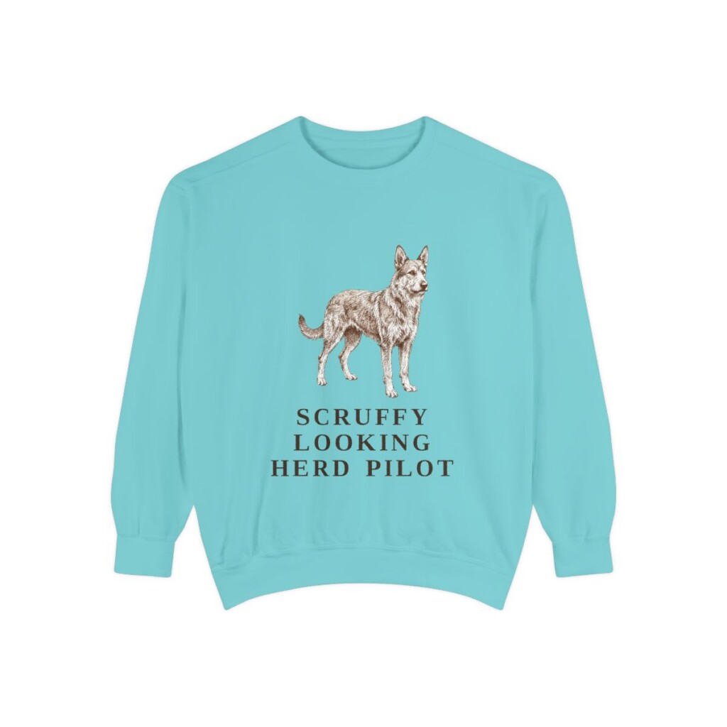 Berger Picard Humor Sweatshirt, Chalky Mint, front view