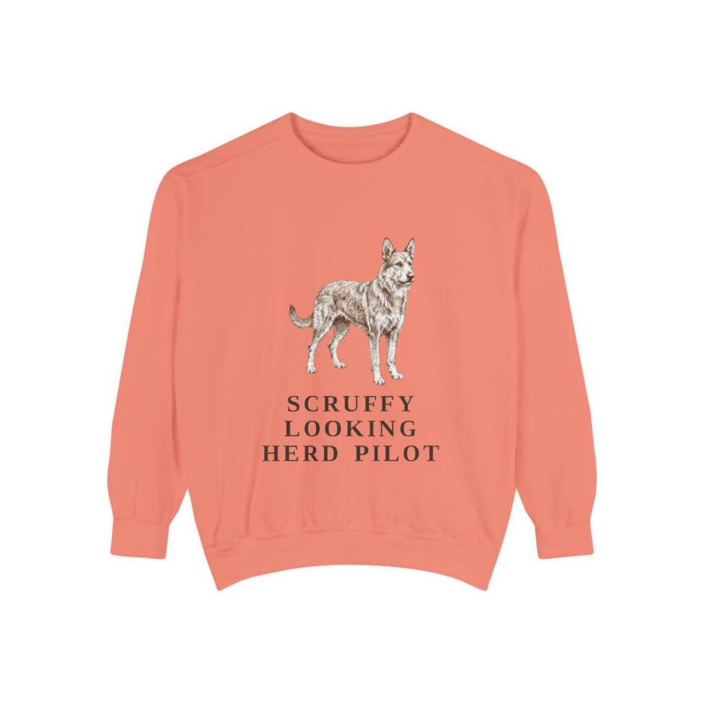 Berger Picard Humor Sweatshirt, Terracotta, front view