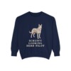 Berger Picard Humor Sweatshirt, True Navy, front view
