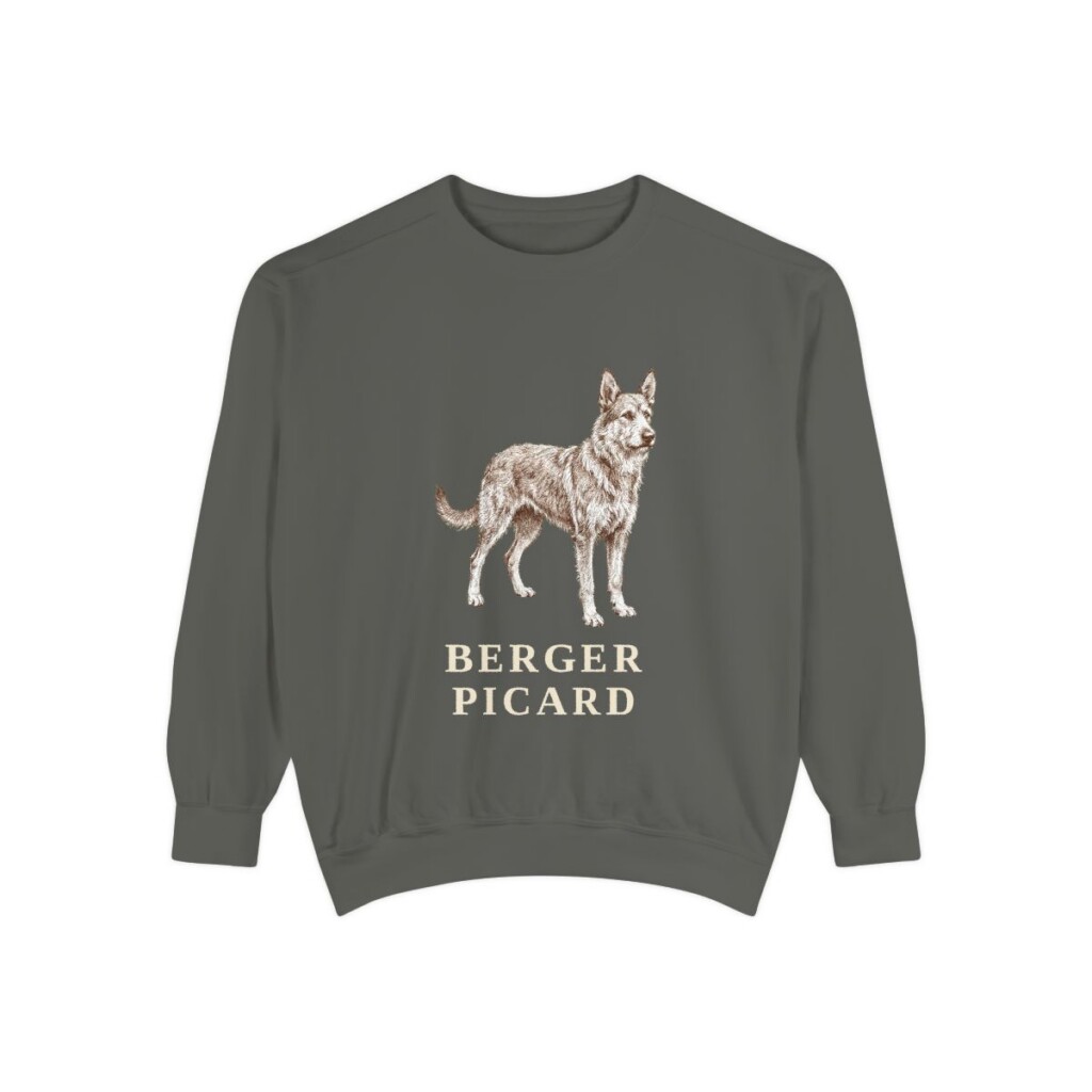 Berger Picard Sweatshirt, Pepper, front view