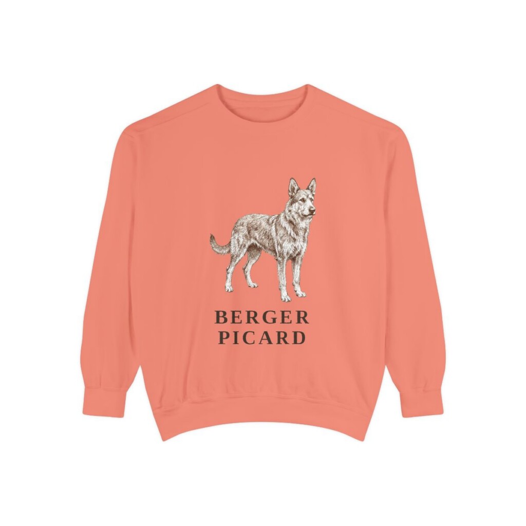 Berger Picard Sweatshirt, Terracotta, front view