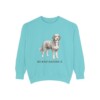 Bernedoodle Sweatshirt, Chalky Mint, front view
