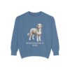 Bernedoodle Dad Sweatshirt, Blue Jean, front view