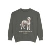 Bernedoodle Dad Sweatshirt, Pepper, front view