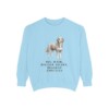 Bernedoodle Humor Sweatshirt, Chambray, front view