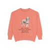 Bernedoodle Humor Sweatshirt, Terracotta, front view