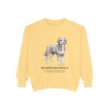 Bernedoodle Latin Sweatshirt, Butter, front view