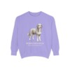 Bernedoodle Latin Sweatshirt, Violet, front view