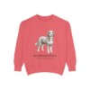 Bernedoodle Latin Sweatshirt, Watermelon, front view