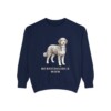 Bernedoodle Mom Sweatshirt, True Navy, front view