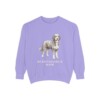 Bernedoodle Mom Sweatshirt, Violet, front view