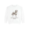 Bernedoodle Mom Sweatshirt, White, front view
