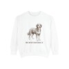 Bernedoodle Sweatshirt, White, front view